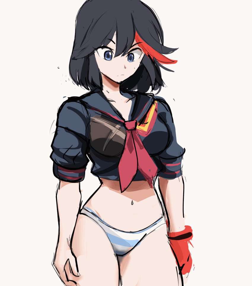 Rule 34 - 1girls 2d 2d Animation Animated Black Hair Blue Eyes Boob Drop  Bouncing Breasts Breasts Clothes Lift Female Female Focus Gloves Hi Res  Kill La Kill Large Breasts Matoi Ryuuko