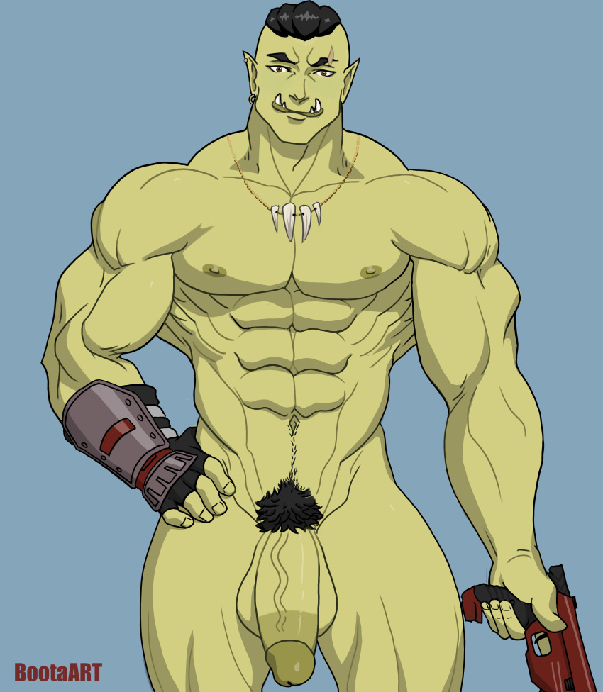 Rule 34 - Cyberpunk 2077 Gay Male Muscles Orc Orc (warcraft) Orc Male  Science Fiction шрек шрек или халк | 7470372