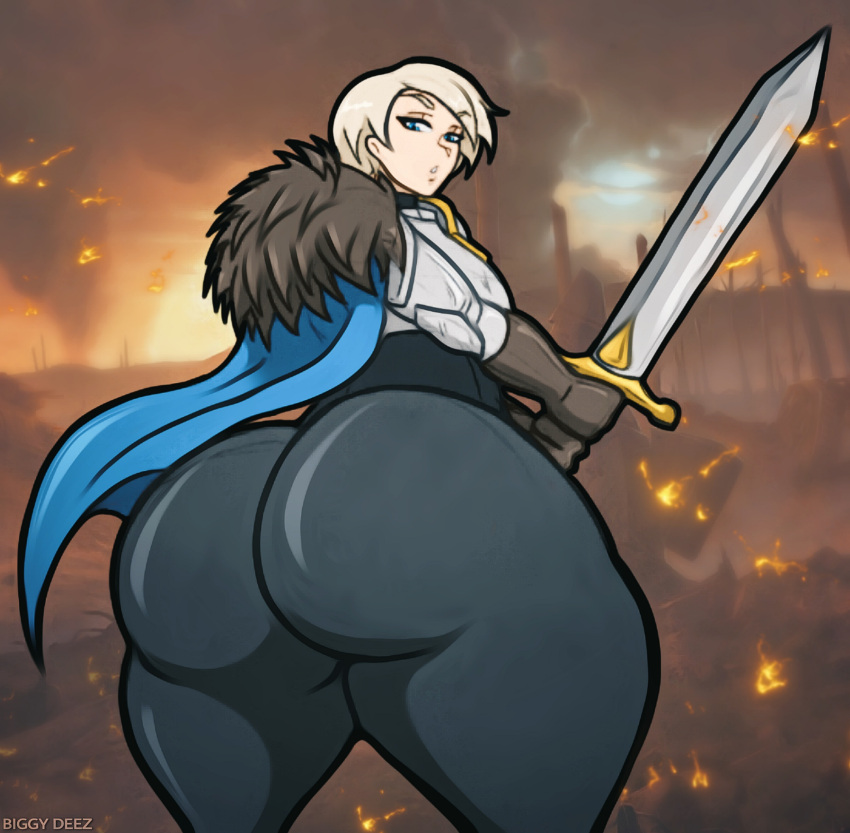 Rule Girls Armor Ass Battlefield Big Ass Biggy Deez Blonde Hair