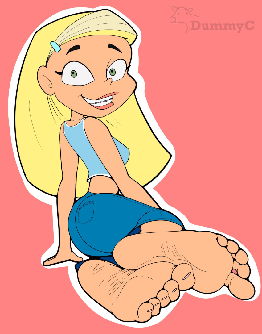 Rule 34 - Big Feet Blonde Female Blonde Hair Blonde Hair Braceface Braces  Clothed Dummycervine Feet Female Foot Fetish Looking Back At Viewer Painted  Toenails Sharon Spitz | 7564872