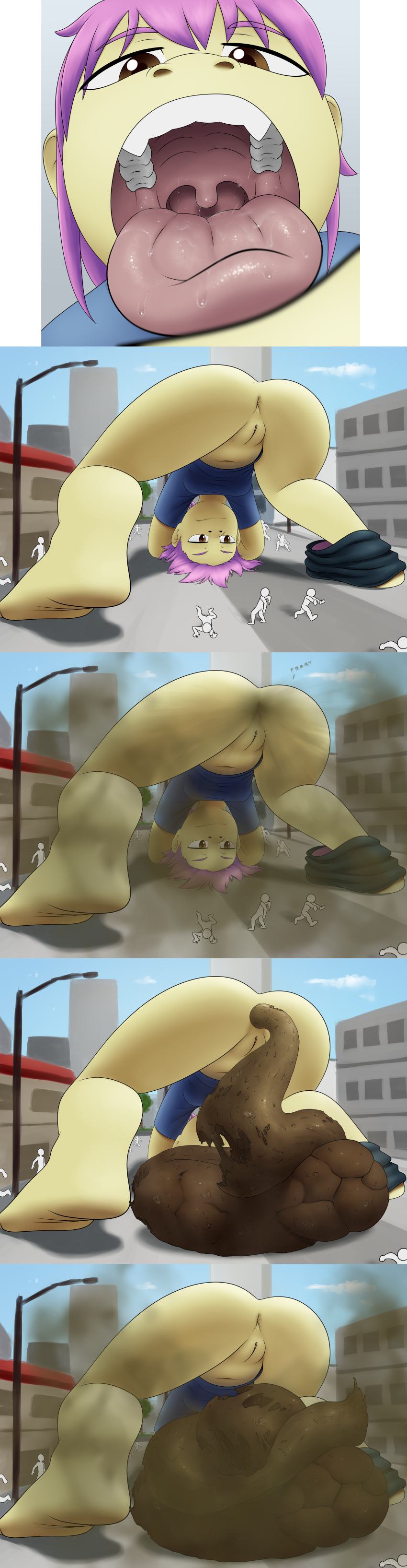 Rule 34 - Comic Crushed Giant Giantess Implied Death Implied Vore Macro  Micro Pov Scat Shit Vore | 7554386