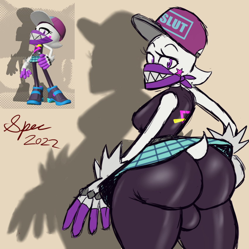 Rule Futa Anthro Back Back View Backsack Balls Bandana Big Ass