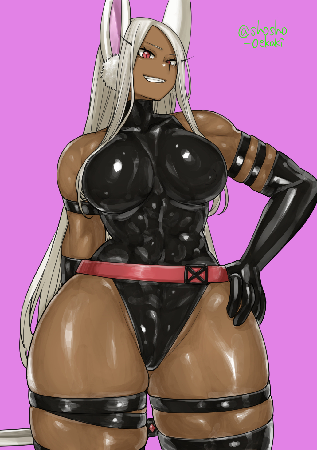 Rule 34 – 1girls 2022 abs arm strap athletic female belt biceps big breasts black arm strap black elbow gloves black latex elbow gloves black latex thighhighs black latex thong leotard black thigh strap black thighhighs black thong leotard busty cameltoe confident dark-skinned female dark skin ear tuft female only grin hand on hip holding katana holding sword holding weapon katana latex latex elbow gloves latex leotard latex thighhighs long eyelashes long hair long white hair marvel miruko muscular shoulders my hero academia ninja oily pink background psylocke psylocke (cosplay) rabbit ears red belt red eyes rumi usagiyama shiny clothes shiny skin shiny thighs shosho oekaki shoulders simple background skindentation slit pupils smile solo solo female sword thick thick thighs thigh strap thighhighs thong leotard tight clothing weapon white eyebrows white hair wide hips x-men | 5756076