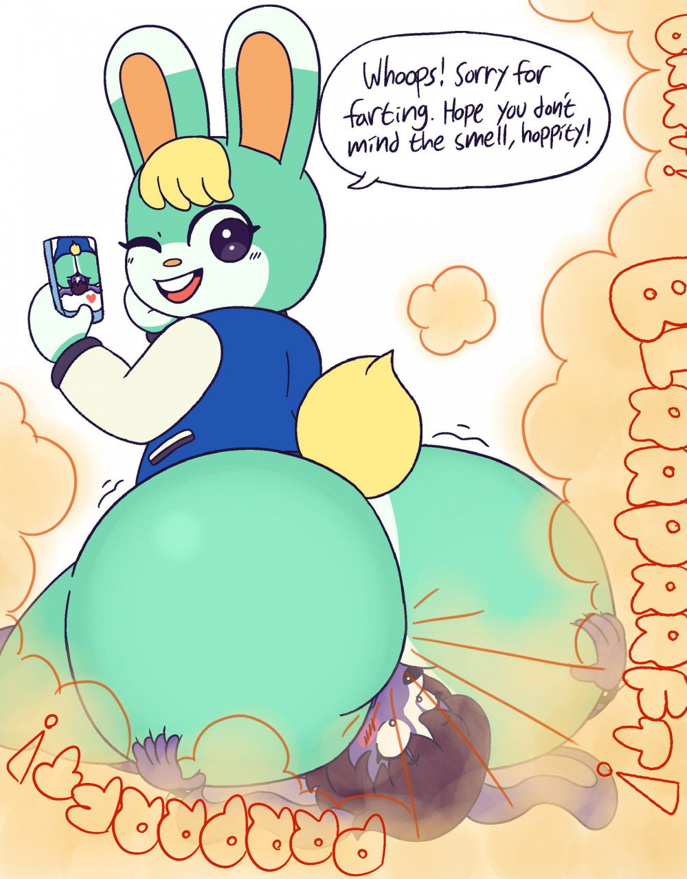 Rule 34 – animal crossing anthro ass blush butt grab dominant dominant male drawful-s duo embarrassed face in ass facesitting fart fart cloud fart fetish fart in mouth fart sniffing farting on face female female on bottom female rimming male flustered forced girly goth hand on butt hi res humiliation lagomorph leporid male male/female male on top mammal mephitid nintendo on bottom on top one eye closed pinned pinned to floor pinned to ground rabbit sasha (animal crossing) sitting skunk smothering submissive submissive female teasing trapped in butt under butt video games | 6775713