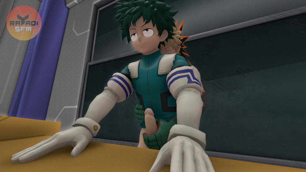 Rule 34 – big penis blonde hair blonde male classroom closed eyes fapping fucked from behind gay green eyes green hair hero outfit (mha) holding penis holding waist huge cock izuku midoriya katsuki bakugou male/male male only male penetrating masturbating masturbation my hero academia rayaoisfm rolling eyes sfm smile smiling standing doggy style yaoi | 6787549