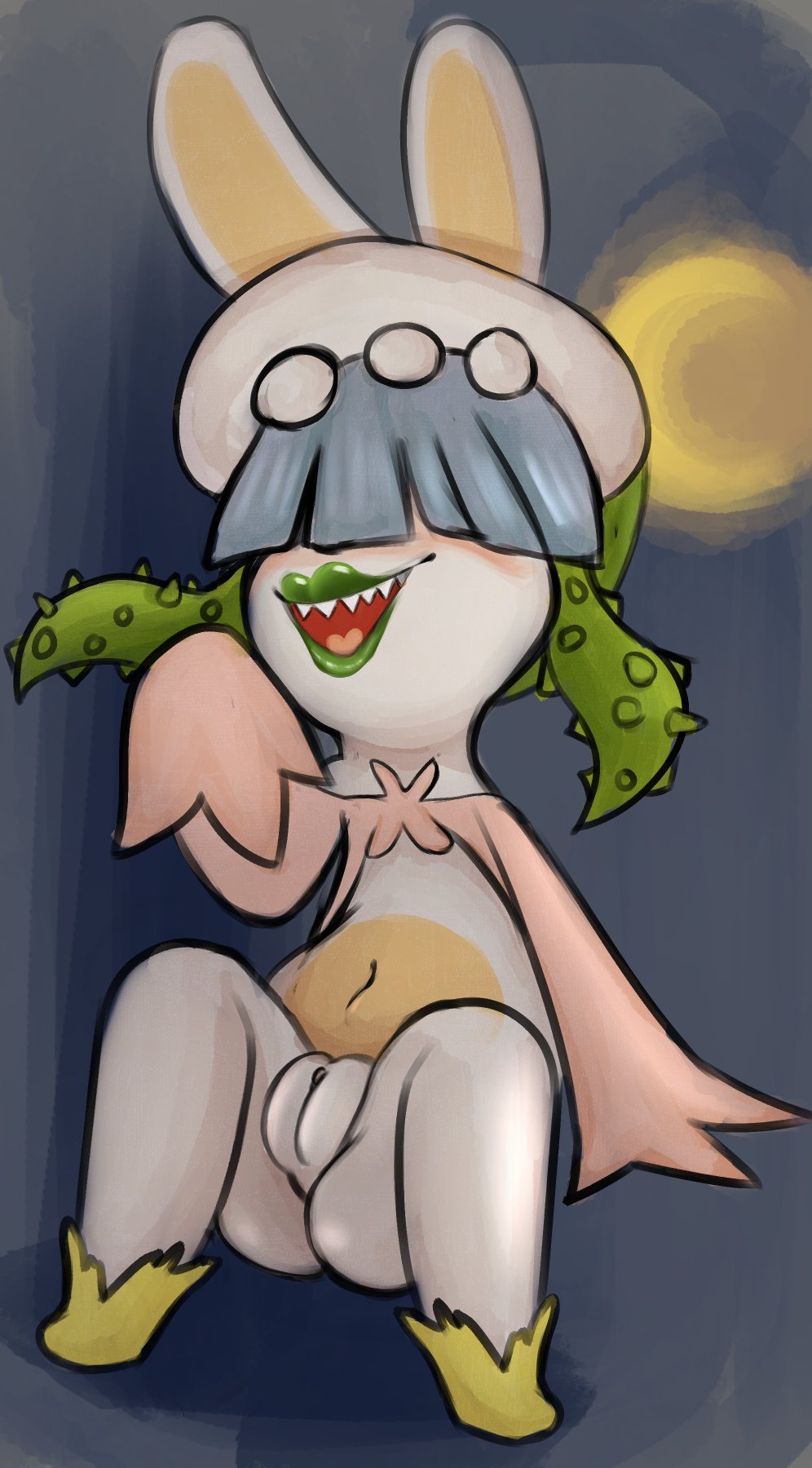 Rule 34 – 2022 anthro blinding bangs clothing daphne (mario plus rabbids) dollstaff elemental creature fangs female flora fauna genitals green lipstick hi res lagomorph lipstick makeup mammal mario plus rabbids sparks of hope navel open mouth plant pussy rabbid raving rabbids rayman (series) sitting smile solo ubisoft video games | 6875444