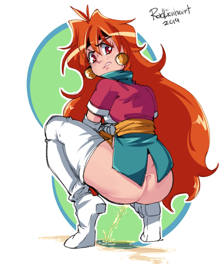 Rule 34 – anus ass ass boots headband lina inverse looking back peeing peeing self puddle radlionheart slayers squatting tagme unhappy female urinating urination urine urine pool urine puddle watersports | 6760893