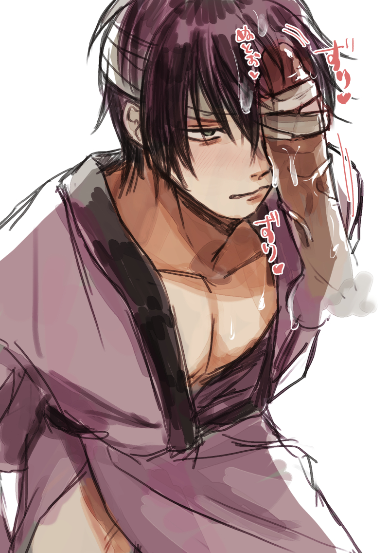 Rule 34 – 2boys angry annoyed arms behind back bandages blush colored sketch cum cum on hair disembodied penis embarrassed erection gay gintama hairjob kimono male male only penis penis on face solo focus takasugi shinsuke toriuchi uncensored veiny penis yaoi | 6795040
