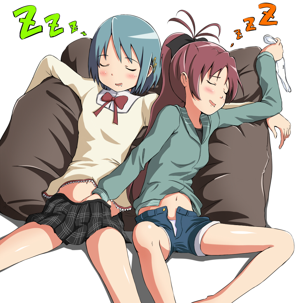 Rule 34 – 10s 2girls bean bag chair blue hair blush bow bow panties closed eyes clothes theft denim denim shorts drooling dubious consent female pervert hair ribbon hand in another’s panties hand in skirt holding holding panties long hair long legs mahou shoujo madoka magica miki sayaka multiple girls navel open clothes open skirt panties panties removed pervert pillow plaid plaid skirt ponytail questionable consent red hair ribbon sakura kyouko school uniform short hair shorts shuuji (shumi) skirt sleep molestation sleeping theft unbuttoned underwear underwear theft unzipped white panties yuri zzz | 2385798