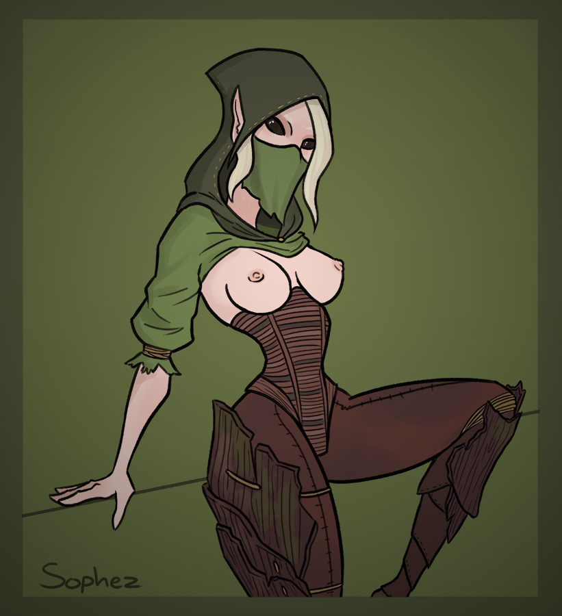 Rule 34 – 1girls breasts elf kerillian light-skinned female solo sophez vermintide warhammer (franchise) warhammer fantasy white hair wood elf | 6653532