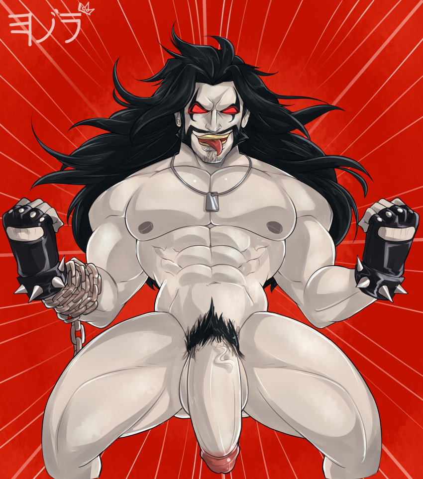 Rule 34 – 1male abs big penis black hair dc dc comics facial hair lobo (dc comics) male male focus male only muscular muscular male no pupils red eyes tongue out yozorac1 | 6796074