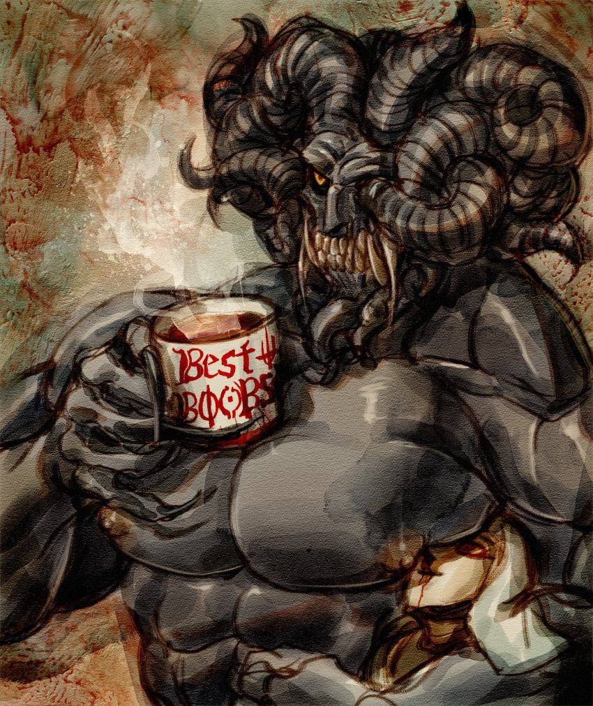 Rule 34 – 2boys bara big pecs black body black skin claws coffee mug elden ring fangs fromsoftware gay horns hug hugging male male only mohg lord of blood monster monstrous humanoid muscular muscular male pec squish pecs sharp teeth size difference subliminalplums tusks white mask varré worship yaoi | 6793108