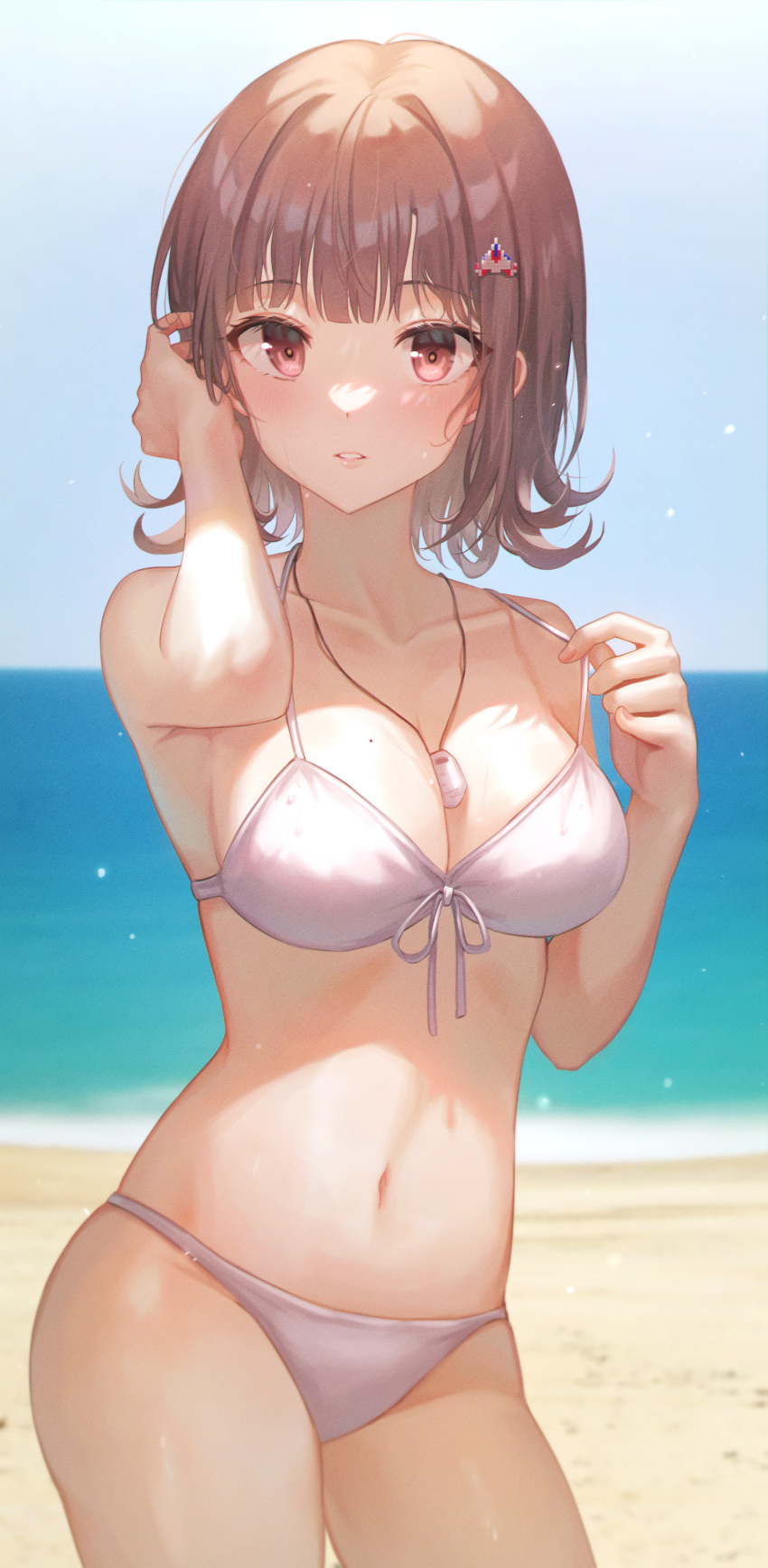 Rule 34 – 2022 beach beach background big breasts bikini bikini bottom bikini top breasts clear sky danganronpa danganronpa 2: goodbye despair danganronpa s: ultimate summer camp eyebrows eyebrows visible through hair eyelashes eyelashes visible through hair hairclip large breasts looking at viewer medium breasts mole mole on breast nanami chiaki necklace pink eyes pink hair sand sea seaside short hair sky sunny sunny days super danganronpa 2 tokkyu touching hair white bikini white bikini bottom white bikini top | 6607292