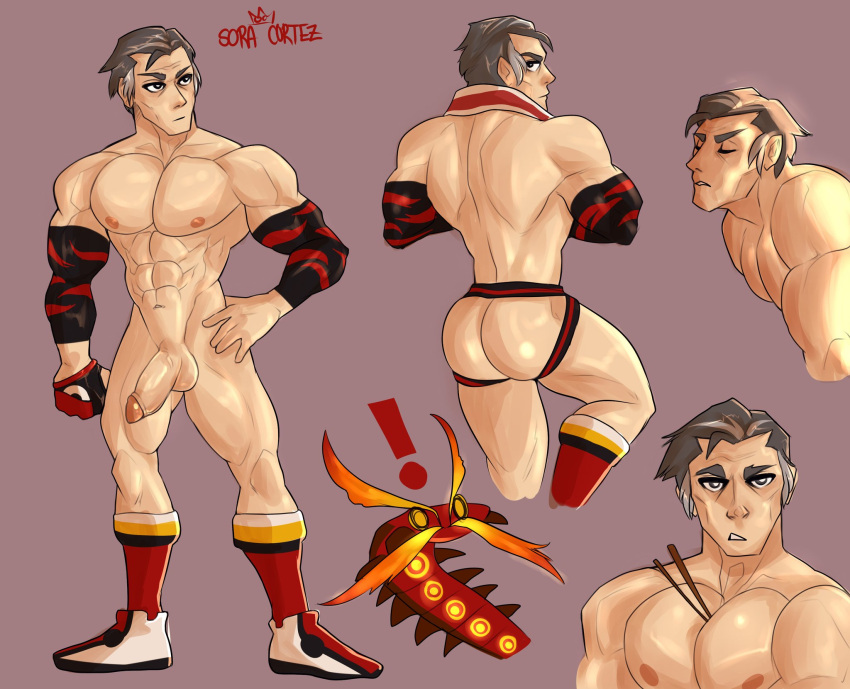 Rule 34 – back centiskorch jockstrap kabu (pokemon) male male focus male only muscles pokemon yozorac1 | 6793990