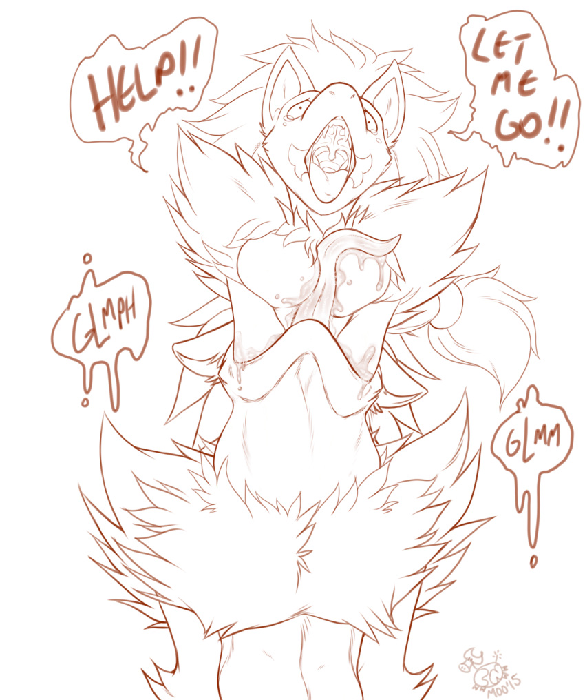 Rule 34 – anthro begging bodily fluids body in mouth brown and white cannibalism ceres (radarn) constricted pupils cownugget dialogue digital drawing (artwork) digital media (artwork) drooling duo english text feet first female female prey generation 5 pokemon hi res line art male male pred monochrome nintendo onomatopoeia oral vore pokemon pokemon (species) pupils saliva saliva on breasts sarraja (radarn) scared sequence small pupils sound effects swallowing text tongue between breasts uvula video games vore zoroark | 6732963