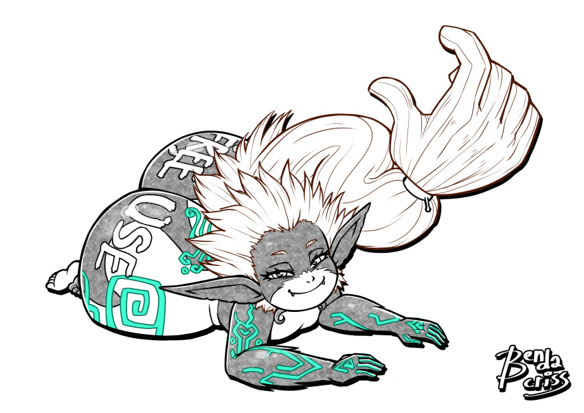 Rule 34 – 1girls bendacriss big ass big ears body writing imp inviting long hair looking at viewer lying on stomach midna nintendo nude nude female pointy ears prehensile hair shortstack solo solo female solo focus the legend of zelda the legend of zelda: twilight princess thick thighs twilight princess writing writing on ass writing on body | 6634800