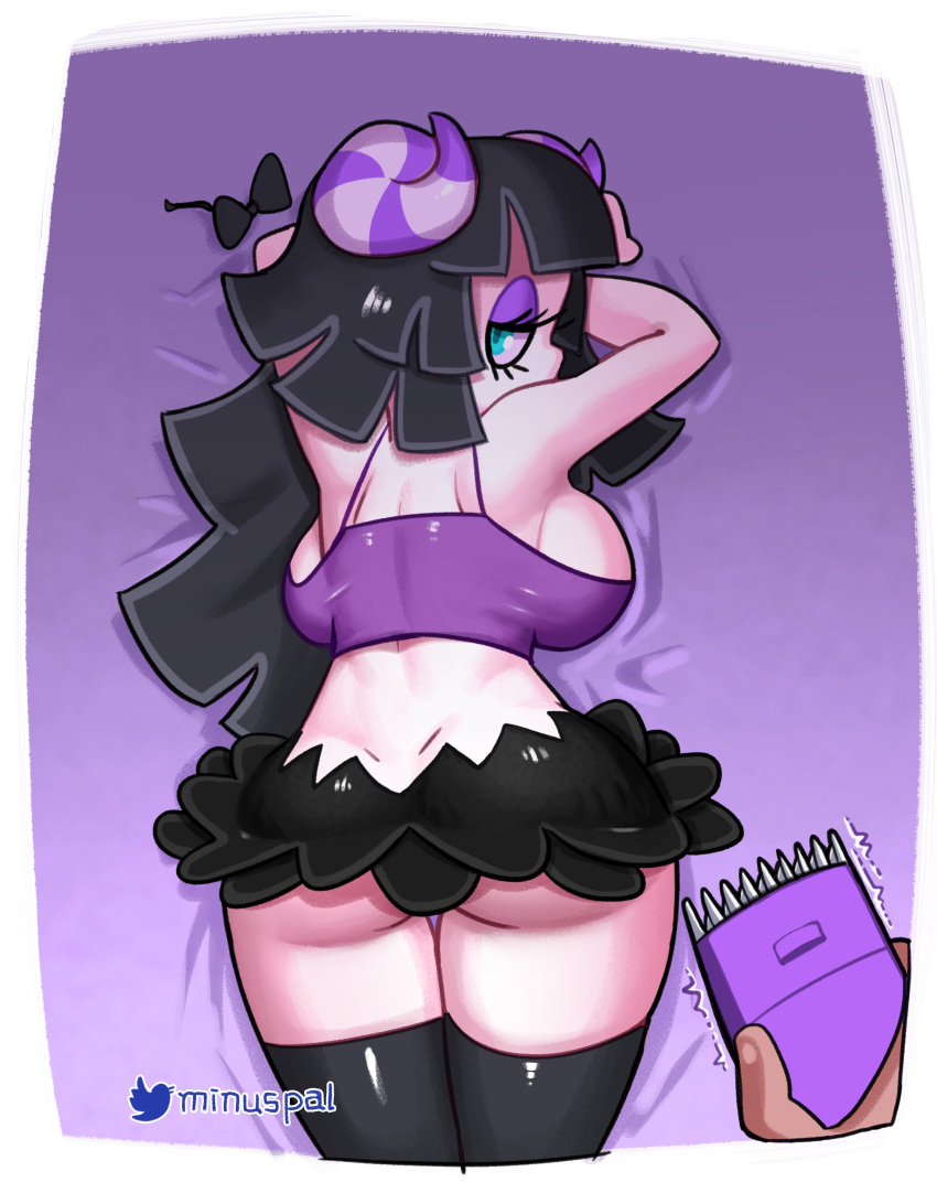 Rule 34 – 1boy 1girls 2022 absurd res animal crossing anthro armpits arms up artist name ass backboob bare arms bare shoulders bed sheet bedroom eyes big ass black hair blue eyes breast press breasts camisole clothing dark-skinned male dark skin dimples of venus electric razor female highres holding object horns large breasts long hair looking at viewer lying male male pov midriff minus8 muffy (animal crossing) nintendo on stomach pov pov hands purple background purple shirt seductive sheep sheep horns sheep humanoid shirt sideboob signature skirt spaghetti strap thick thighs thigh gap thighhighs thighs twitter username very long hair watermark white body white border wool zettai ryouiki | 6103673