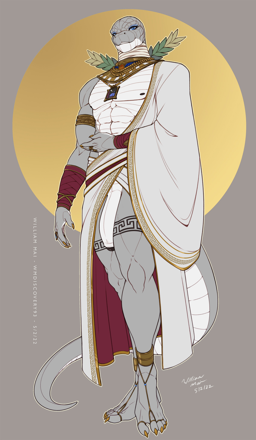 Rule 34 – absurd res anthro black glans black mamba blue eyes bracelet clothing decorative scarab digit ring drapery egyptian elapid (snake) exposed eyeliner foreskin front view gem genitals glans gold (metal) greek grey body hellenistic hi res humanoid jewelry laurel wreath leg tattoo looking at viewer makeup male male only mamba necklace penis pharaoh ptolemy xii reptile ring robe royalty scalie simple background smile smiling at viewer snake solo standing tattoo toe ring toga wmdiscovery93 wrappings | 6259203