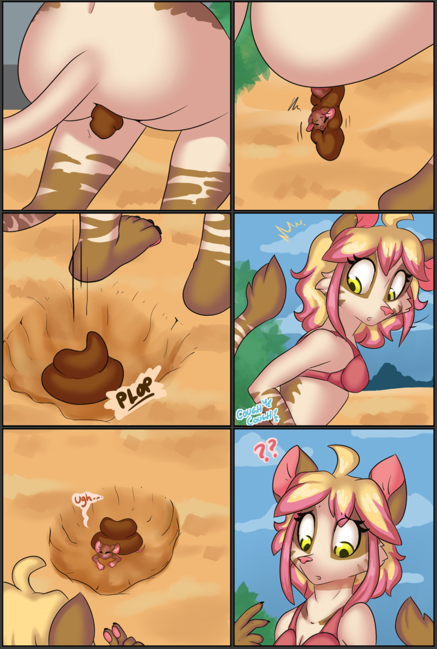 Rule 34 – anthro anus ass beach confusion duo feces felid feline female female/female feral full tour hi res hole (pit) kiwi (character) mammal mouse muhny murid murine pooping on floor rodent scat scat seaside surprised expression survivor vore | 6786049