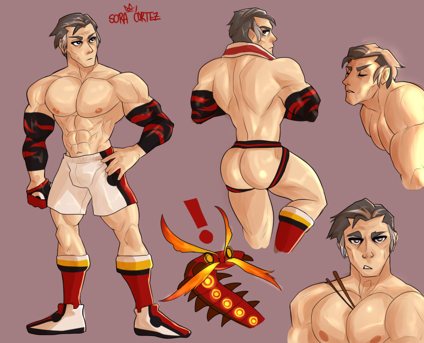 Rule 34 – back centiskorch jockstrap kabu (pokemon) male male focus male only muscles pokemon yozorac1 | 6793991