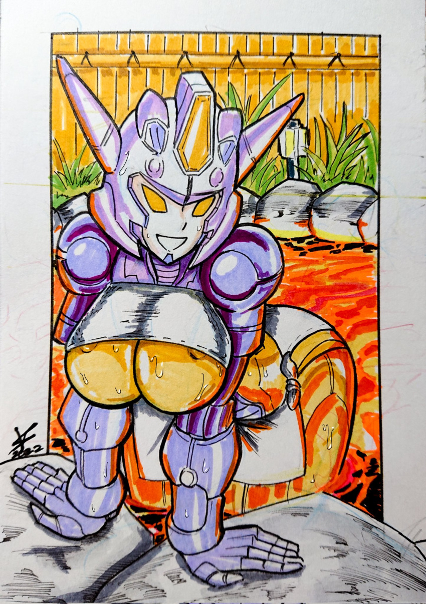 Rule 34 – 1girls 2d 2d (artwork) alien alien girl bathhouse big breasts cleavage decepticon female female only gynoid hand drawn hasbro helmet large breasts multicolored body nipple peek nipple slip onsen pinup smiling smiling at viewer takara tomy thick thighs thunderblast towel towel around breasts towel around waist towel only traditional media (artwork) transformers transformers cybertron underboob ventis2099 (artist) wide hips yellow eyes | 6738771