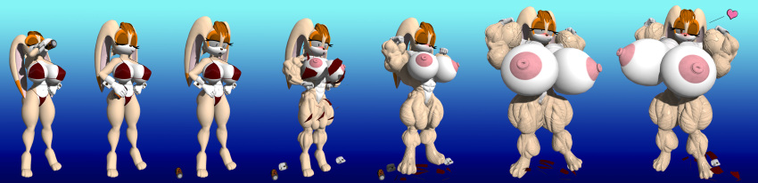 Rule 34 – blush blush breast expansion brown eyes dmanb drinking flexing flexing arms flexing muscles gloves grinning gritting teeth muscle muscle growth muscles muscular anthro muscular arms muscular female muscular legs red swimsuit ripped clothing sonic (series) sonic the hedgehog (series) vanilla the rabbit vein veins veiny veiny muscles winking winking at viewer | 6561366