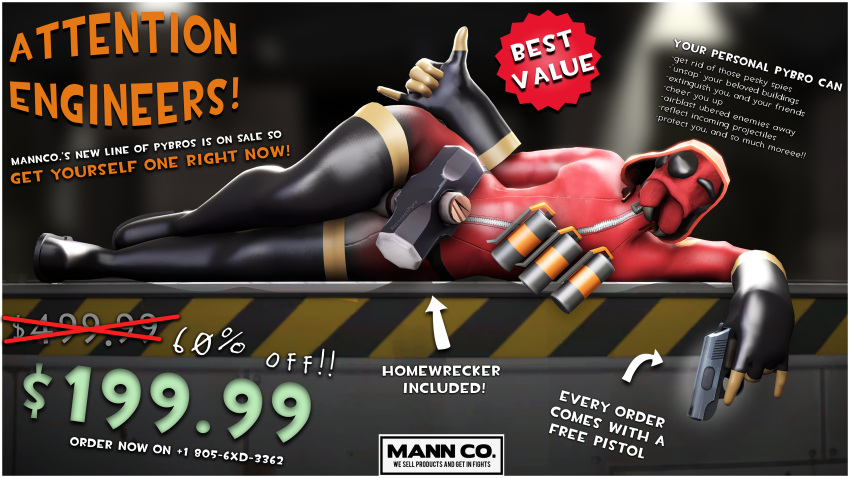Rule 34 – advertisement advertising between thighs big hips big thighs black rubber black rubber suit commercial description different colored for sale gear gun high boots holding gun hood hood up lying lying down lying on floor parody parody porn price price tag pyro pyro (team fortress 2) red latex shaka team fortress 2 thick hips thick thighs thumbs up wide hips wide thighs zipper | 6786777