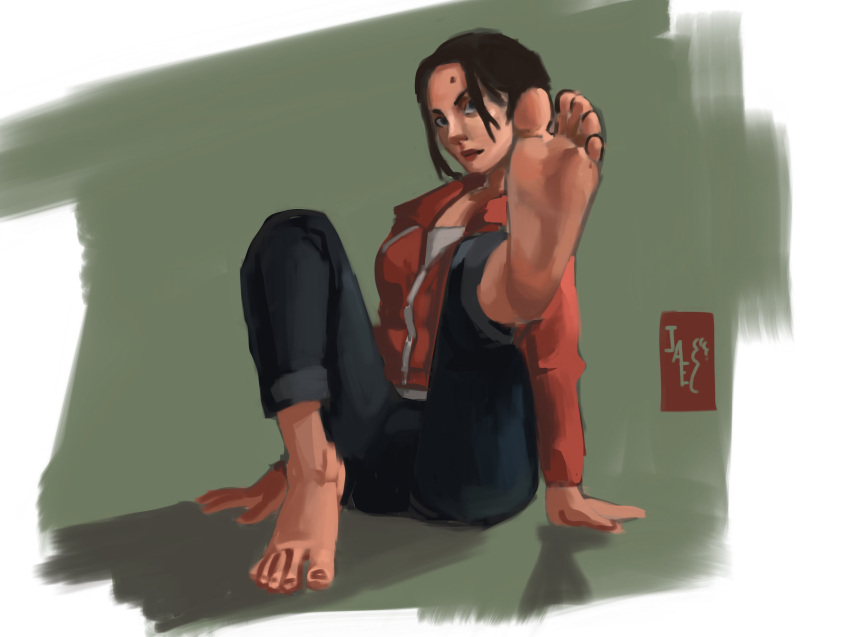 Rule 34 – barefoot brown hair clothed feet feet focus feet out of frame left 4 dead pants red sweater toned female zoey (left 4 dead) | 6855992