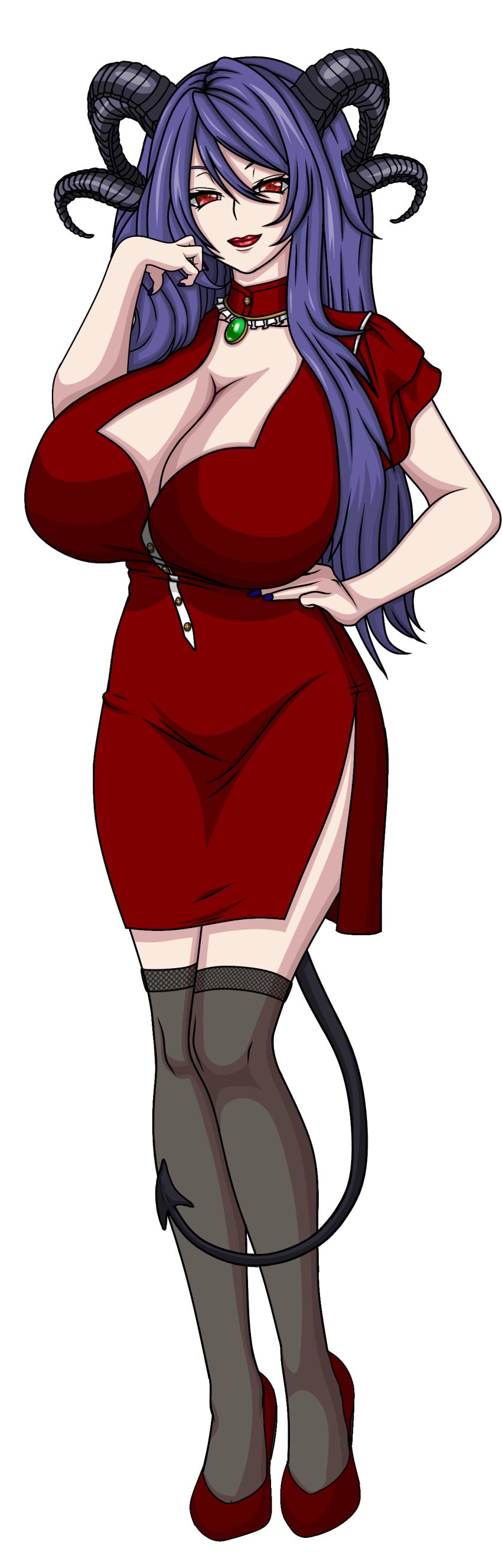 Rule 34 – big breasts big butt demon girl demon horns demon tail deviantart dragexd game cg huge breasts mature mature female milf mother red eyes vermeil in gold violet hair | 6741072