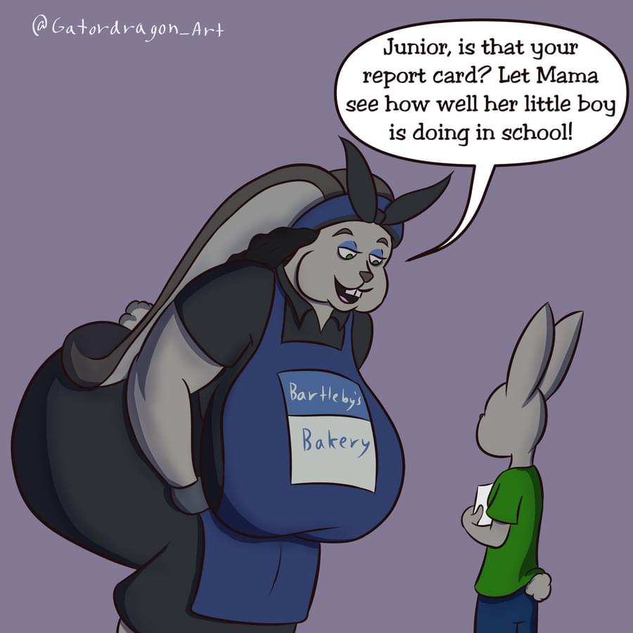 Rule 34 – apron big ass big breasts female junior (tmftw) male mama rabbit (tmftw) speech bubble the man from the window zed technician games | 6987450