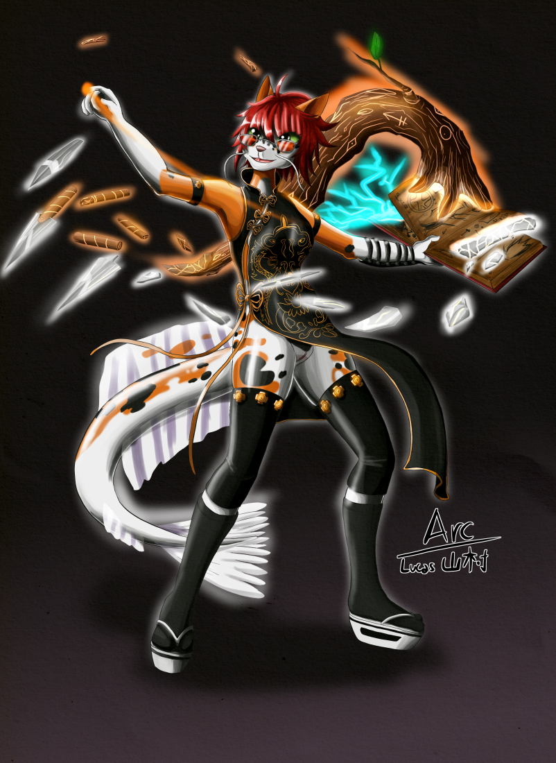 Rule 34 – amur carp anthro arc rose asian clothing book bottomless carp chinese clothing chinese dress clothed clothing cyprinid cypriniform dress east asian clothing eyewear fish footwear genitals glasses green eyes knife koi magic marine melee weapon metal open mouth open smile plant pussy raised clothing sandals smile tree typical carp weapon whiskers | 6989441