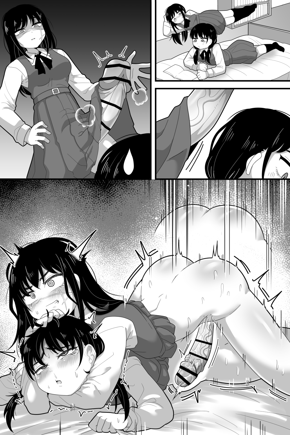 Rule 34 – 1futa 1girls ass bar censor big breasts black socks blush bottomless breasts censored chainsaw man clothed clothing comic dakkoku jiro duo erection female futa on female futanari greyscale huge cock human knee socks kneehighs kneesocks mitaka asa monochrome mostly clothed on stomach partially clothed penetration penis prone bone scar scar on face school uniform schoolgirl selfcest sex socks thighs veiny penis war devil (chainsaw man) yoru (chainsaw man) | 6919942