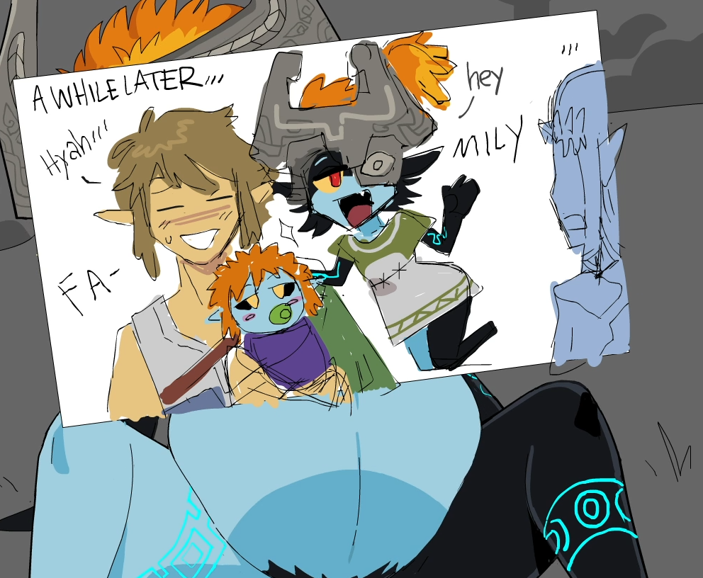 Rule 34 – baby birth cuckold cuckquean dr-worm legend of zelda twilight princess link married couple midna monster girl netorare pregnant princess zelda red eyes shocked smug the legend of zelda twilight princess zelda (twilight princess) | 6910036