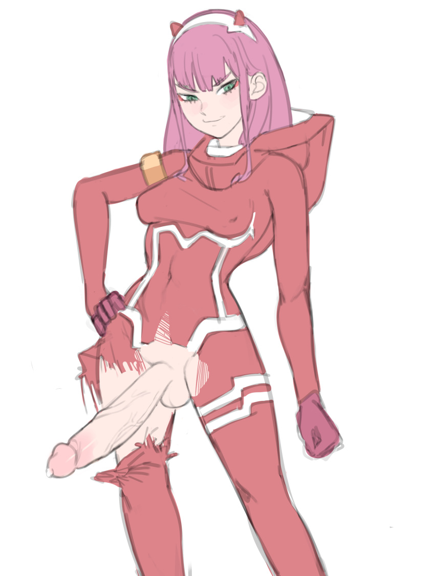 Rule 34 – 1futa balls bangs big breasts big penis bodysuit breasts clothed clothing darling in the franxx erection futa only futanari gwensoftpinktoes human light-skinned futanari light skin long hair mostly clothed penis solo standing torn clothes zero two (darling in the franxx) | 6974618