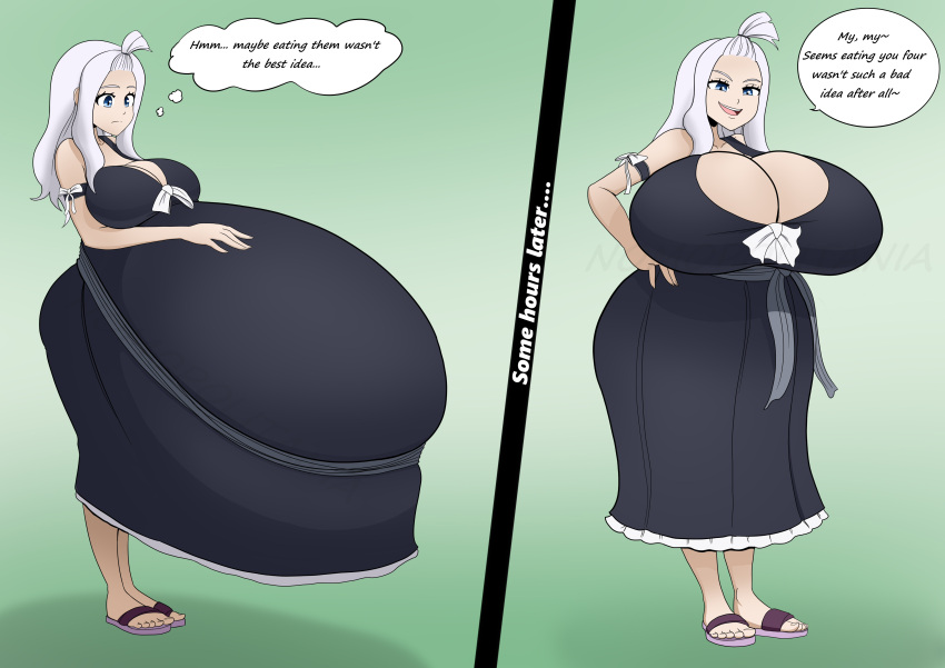 Rule 34 – anon breast expansion cleavage cleavage window digested prey digestion digestion implied fairy tail huge belly mirajane strauss nomopolitainia sandals talking vore vore warning weight gain wide hips | 7051743