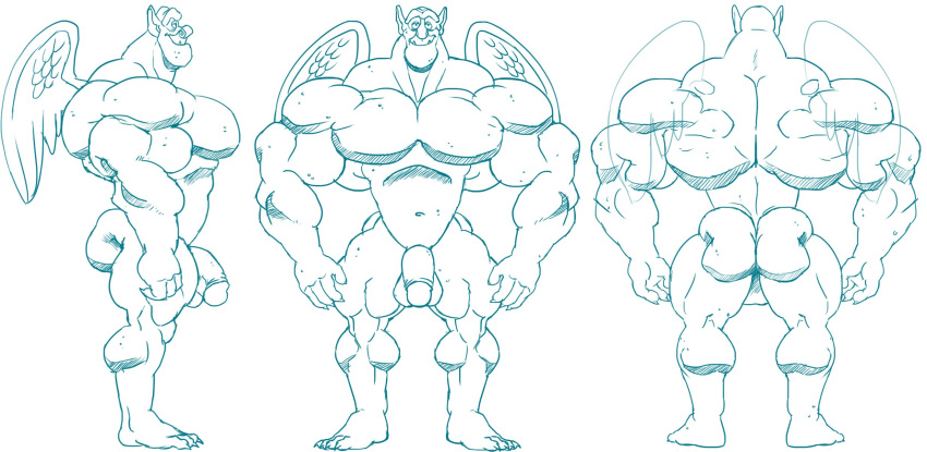 Rule 34 – balls big muscles feathered wings feathers flaccid gargoyle genitals hi res huge muscles humanoid humanoid genitalia humanoid penis hyper hyper muscles male muscular nipples nude pecs penis remert smile solo the hunchback of notre dame victor (the hunchback of notre dame) wings | 6941427