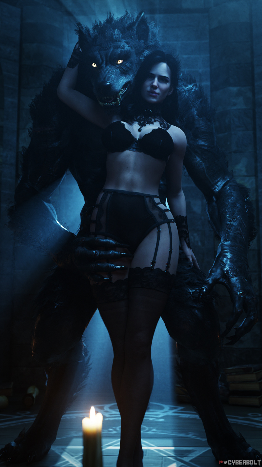 Rule 34 – anthro anthro on human female the witcher (series) the witcher 3: wild hunt werewolf yennefer | 6915463