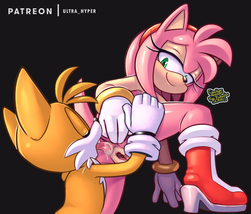 Rule 34 – 1boy1girl amy rose anal analingus eating ass furry oral oral sex pussy rimming rimming female sonic (series) sonic the hedgehog (series) straight tails tongue ultra hyper | 6983549