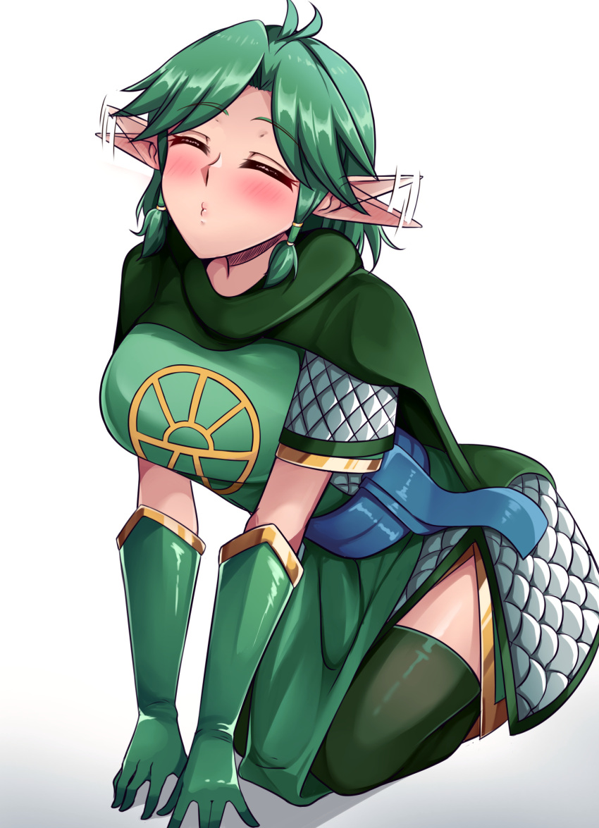 Rule 34 – armor boots closed eyes dungeons & dragons dungeons and dragons elf elf ears eriawynn gloves green boots green hair kissing kneeling pointy ears scalemail tabard tagme tales from the tables thighhighs wakkiau wiggling | 6995212
