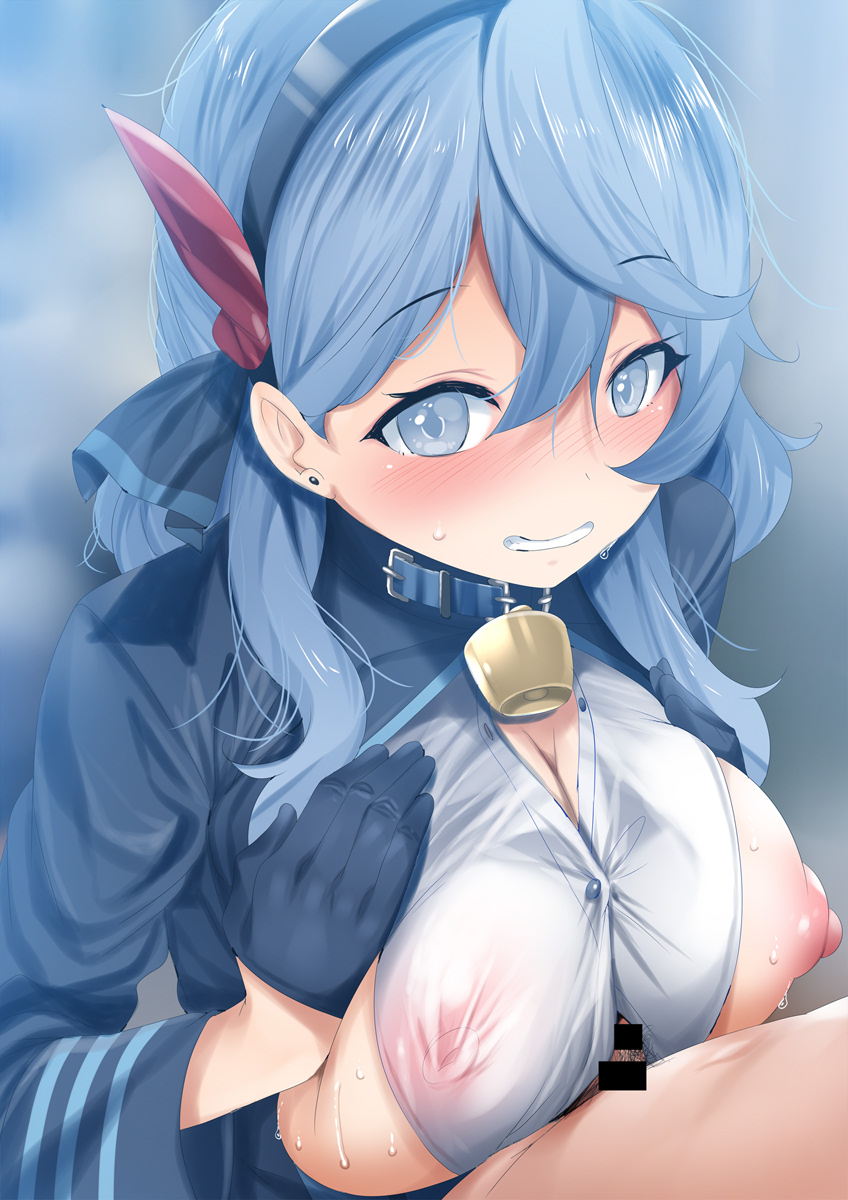 Rule 34 – 1boy 1girls ako (blue archive) bangs bell black gloves blue archive blue eyes blue hair blue hairband breasts breasts squeezed together censored cowbell earrings female fumihiko (fu mihi ko) gloves hair between eyes hairband half gloves hand on own chest highres huge breasts jewelry light-skinned female light-skinned male light skin neck bell paizuri paizuri under clothes penis sideboob solo focus straight stud earrings | 7142886
