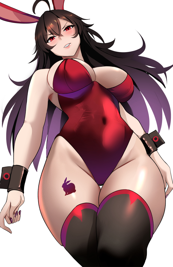 Rule 34 – 1girls ahoge animal ears animal print bangs bare thighs black hair blush breasts bunny ears bunny girl bunny print bunnysuit cleavage cowboy shot curvy fake animal ears female female only groin highleg highleg leotard lainart large breasts leotard long hair looking down mature female navel playboy bunny rabbit ears raven branwen red eyes rwby skindentation solo strapless strapless leotard thick thighs thigh gap thighhighs thighs white background wrist cuffs year of the rabbit | 7213125