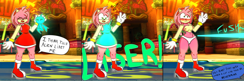 Rule 34 – amy rose blush blush blush lines blushing at viewer caught caught naked embarrassed embarrassed nude female enf furry green eyes humiliation ima thing laser wisp pink hair sonic (series) sonic colors striped stripped naked wisp (sonic) | 7064567