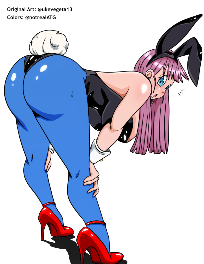 Rule 34 – 1girls 2022 bending over bent over blue eyes bulma briefs bunny ears bunnysuit busty cuffs dragon ball edit female female only hands on knees high heels large ass large breasts leggings light-skinned female light skin notrealatg playboy bunny purple hair shounen jump simple background slim waist solo solo female thick thighs tights ukevegeta13 white background wide hips | 7189721
