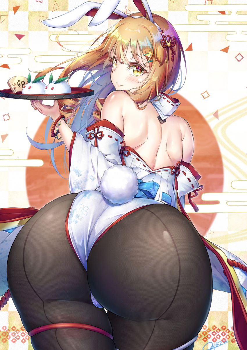 Rule 34 – 1boy 2023 androgynous animal ears ass ass focus back black pantyhose blush bracelet chinese zodiac closed mouth commentary request drill hair fake animal ears fake tail floating hair highleg highleg leotard highres holding holding tray huge ass japanese clothes jewelry kimono leotard long hair looking at viewer looking back natsusora wakana novady orange hair original pantyhose playboy bunny rabbit ears rabbit tail shiny shiny clothes shiny hair shiny skin shoulder blades skindentation smile snow bunny standing tail thigh gap thighs trap tray twin drills wavy hair white kimono wide hips year of the rabbit yellow eyes | 7215158