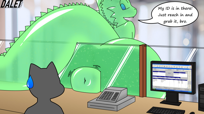 Rule 34 – absurd res anthro anus ass bank big anus big butt big tail bodily fluids computer computer keyboard computer mouse counter daletfours dragon exhibitionism goo creature goo dragon green body hi res honeydew (daletfours) imminent anal vore imminent vore inside looking back male microsoft microsoft windows nude presenting presenting anus presenting hindquarters public public nudity puffy anus size difference smile sweat sweatdrop twitching twitching anus windows xp | 7207237