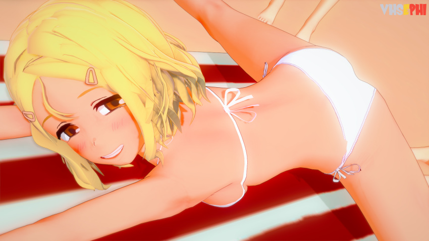 Rule 34 – 1girls 3d beach big breasts bikini blonde hair blush breasts brown eyes clothed clothing female female focus hi res highres looking at viewer medium hair on stomach please don’t bully me, nagatoro pose revealing clothes sakura (nagatoro) sideboob simple background spread legs tan tan-skinned female tan body tan skin tanned tanned female vhsephi yagami watermark | 7153671