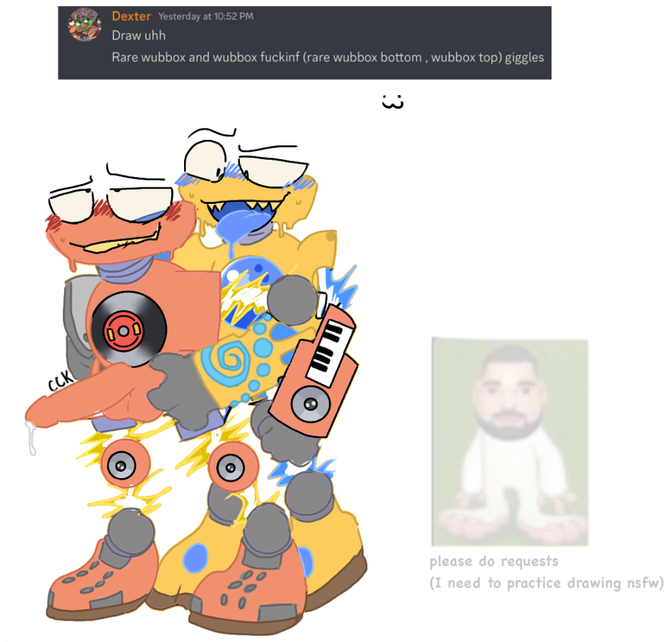 Rule 34 – amsmr34acc (artist) anal sex big blue bubble candycanekitten (artist) male/male my singing monsters no background rare wubbox request robot video game character white background wubbox wubbox (my singing monsters) | 7346701