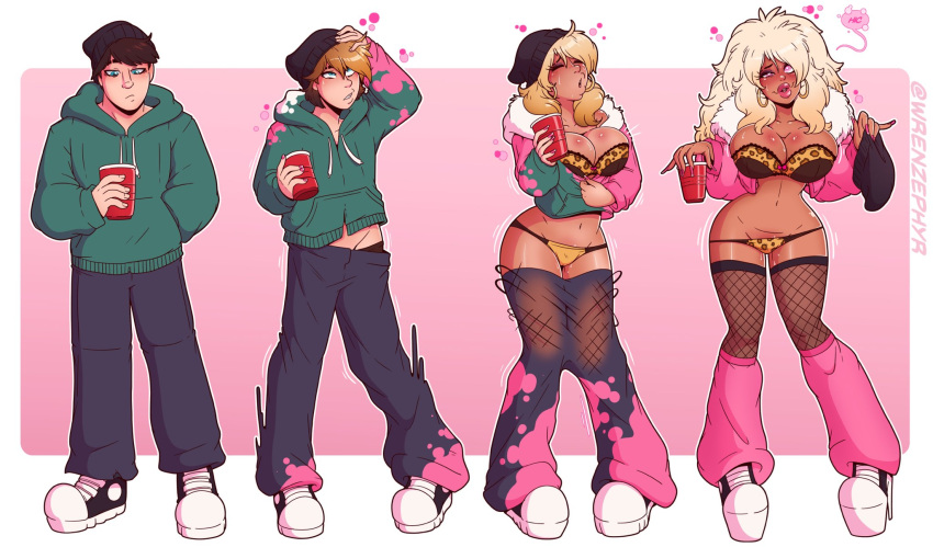 Rule 34 – ass expansion bimbo bimbofication breast expansion drunk female gender transformation high heels huge ass huge breasts leopard print messy hair mtf transformation sneaker high heels tan thick thighs thigh expansion transformation transformation sequence wide hips wrenzephyr2 | 7266881