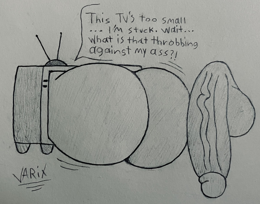 Rule 34 – 1boy 1boy1girl 1girls 2022 artist signature ass ass focus big ass big balls big butt big penis colorless dialogue english text female ghost ghost girl graphite (artwork) hi res huge ass male monochrome motion lines pencil (artwork) penis stuck television the ring traditional media (artwork) tv upper body out of frame varix varix 4 veiny penis wiggle lines yamamura sadako | 7292564