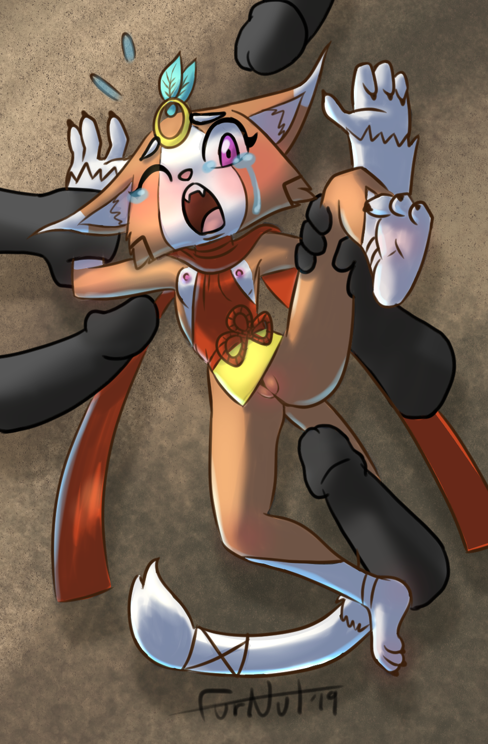 Rule 34 – 2019 anthro barefoot biped blue eyes bodily fluids breasts cheek tuft claws clothed clothing countershade face countershade torso countershading crying disembodied hand disembodied penis ear tuft erection eyebrows faceless character faceless male facial tuft feet felid feline female forced furnut genitals gloves (marking) green body group hi res high-angle view holding arm holding leg humanoid genitalia humanoid penis inner ear fluff leg markings lying lynx male male/female mammal markings multicolored body multicolored clothing nipples no underwear on back on ground one eye closed open mouth partially clothed penis pink nose plantigrade pussy raised leg rape red clothing restrained small breasts socks (marking) solo focus sweat sweatdrop tears teeth the great warrior wall toe claws tongue tuft two tone body two tone clothing white body white markings xi yue (tgww) yellow clothing | 7387698